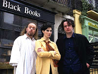 "Black Books" (2000-2004), the library loonies 3 image