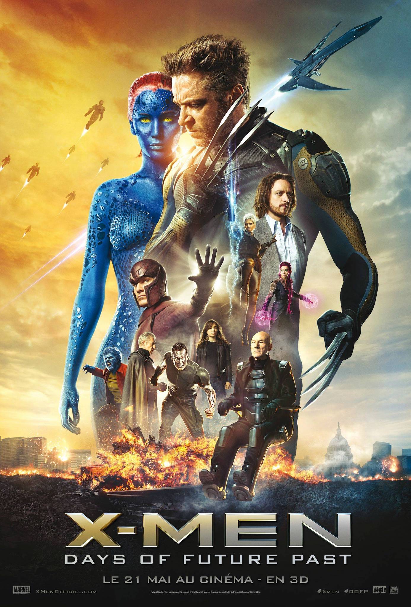X-Men: Days of Future Past affiche film cinéma
