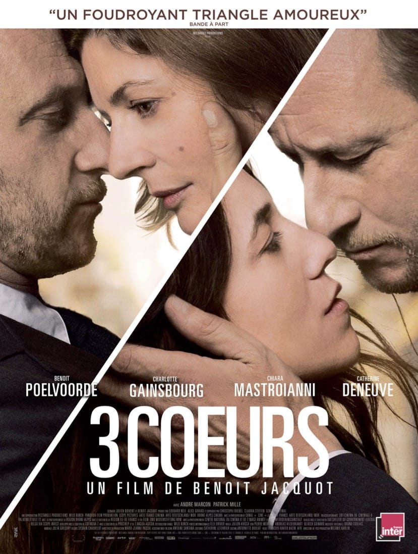 3 Cœurs (2014) de Benoît Jacquot affiche film cinéma