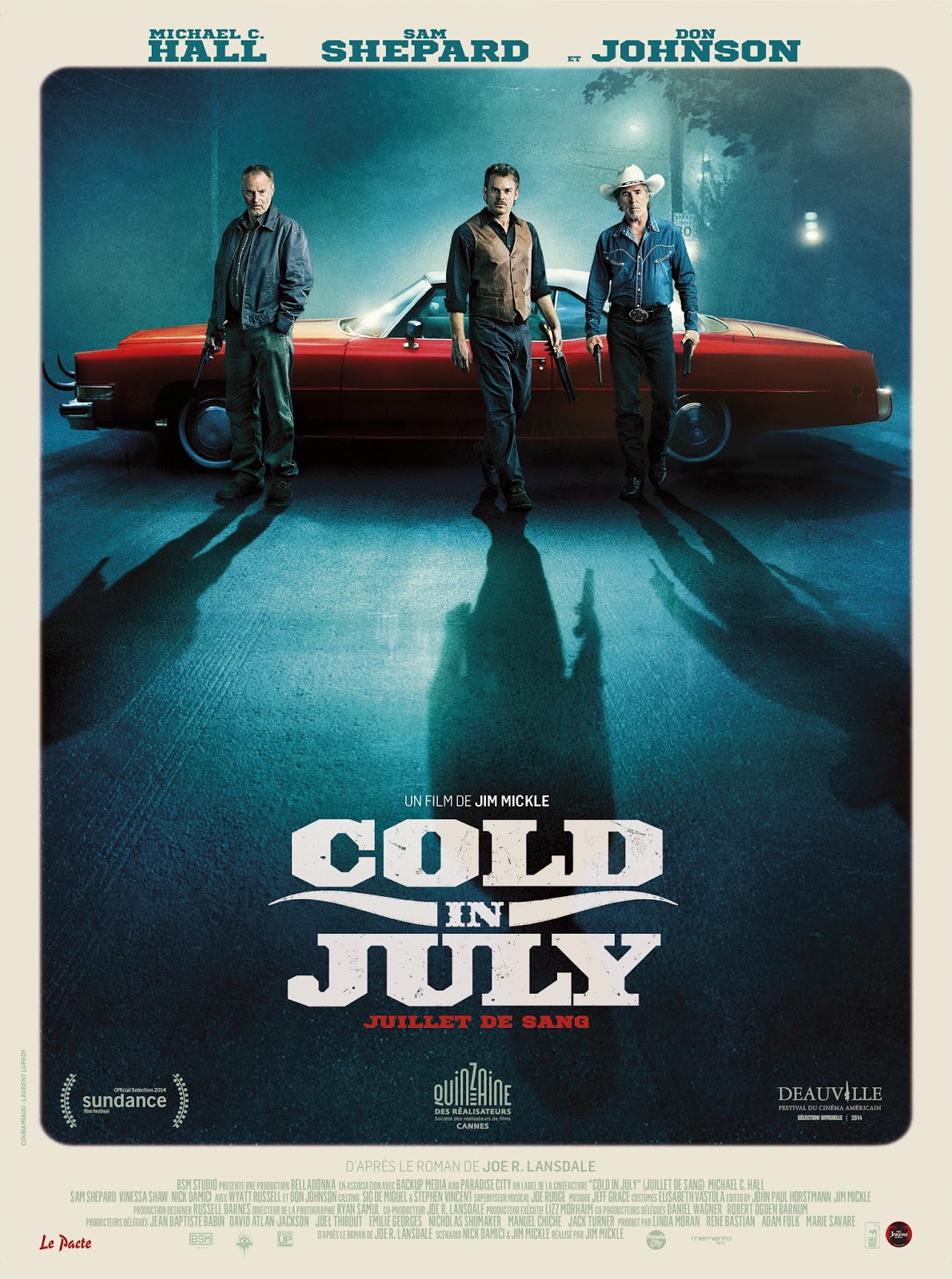 Cold In July (2014) de Jim Mickle affiche film cinéma