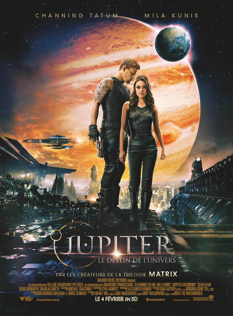 Jupiter : Le destin de l’Univers affiche film cinéma