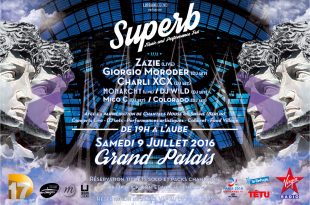 ffiche Superb - Grand Palais - 9 juillet