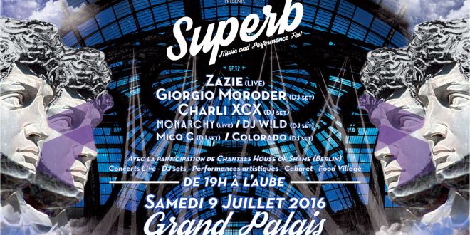 ffiche Superb - Grand Palais - 9 juillet