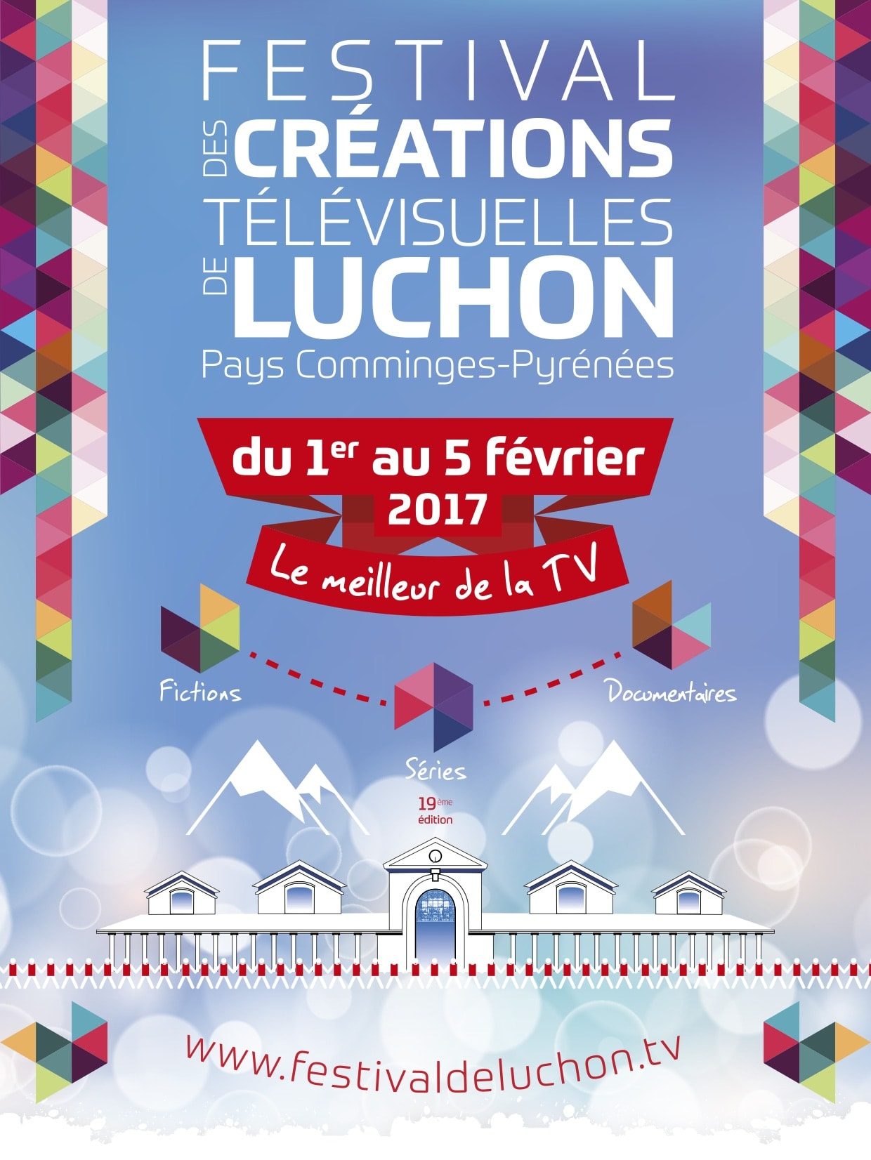 Festival des Créations Télévisuelles de Luchon 2017 affiche