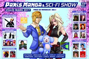 Paris Manga & Sci-Fi Show mars 2017 affiche