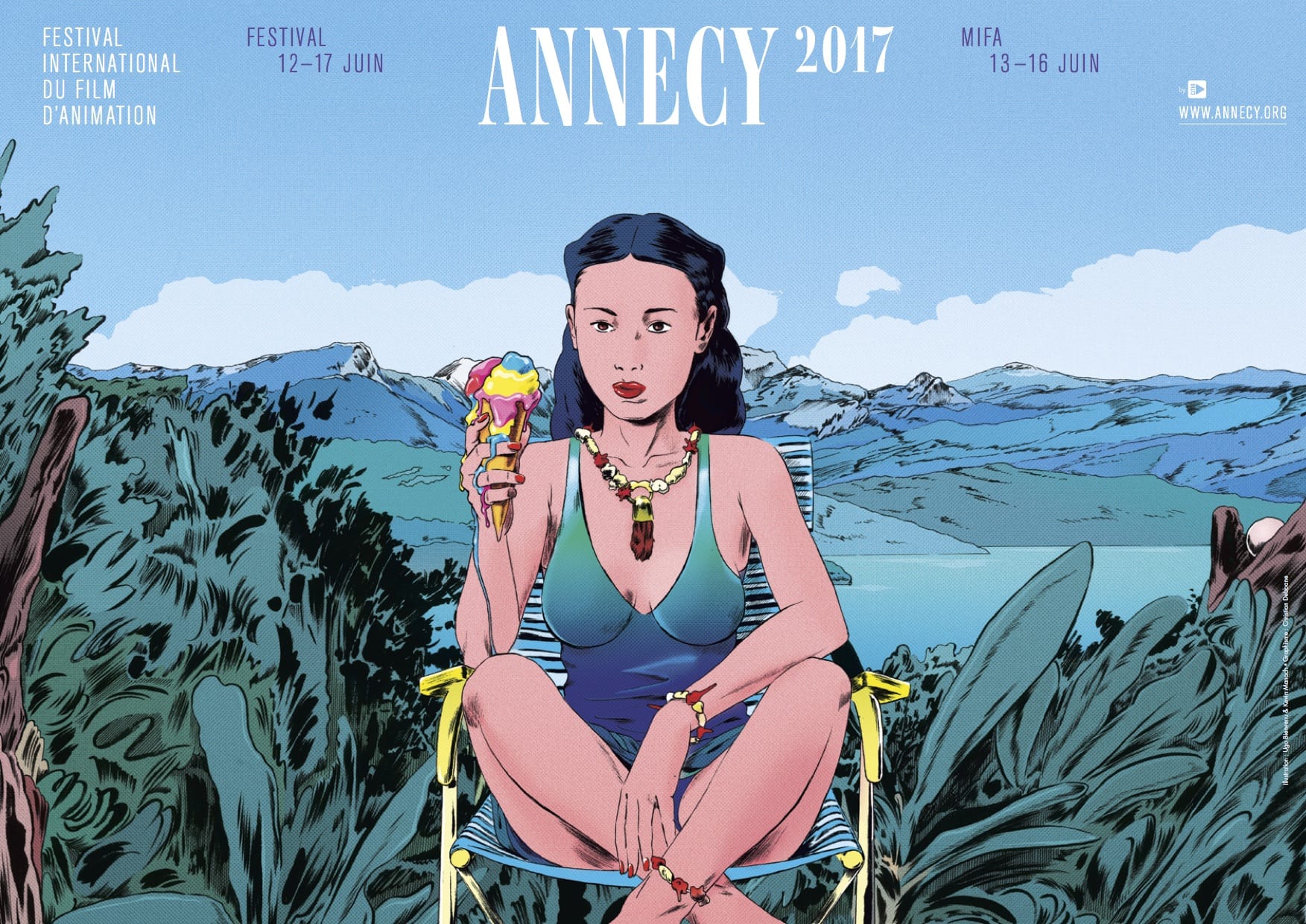 Festival international du film d'animation d'Annecy 2017 affiche