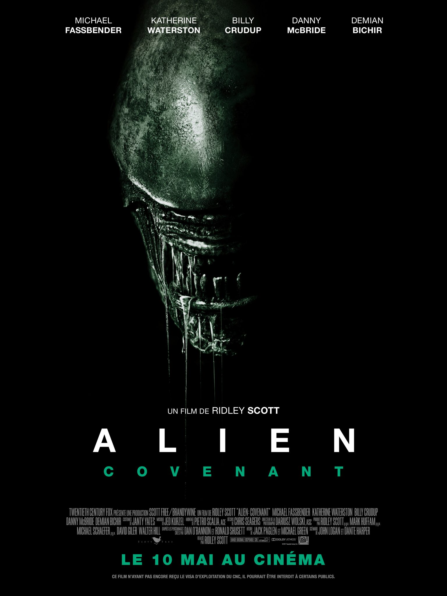 Alien Covenant affiche critique film cinéma