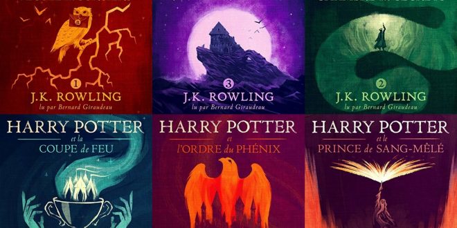 Harry Potter audible image couvertures tomes 1 à 6