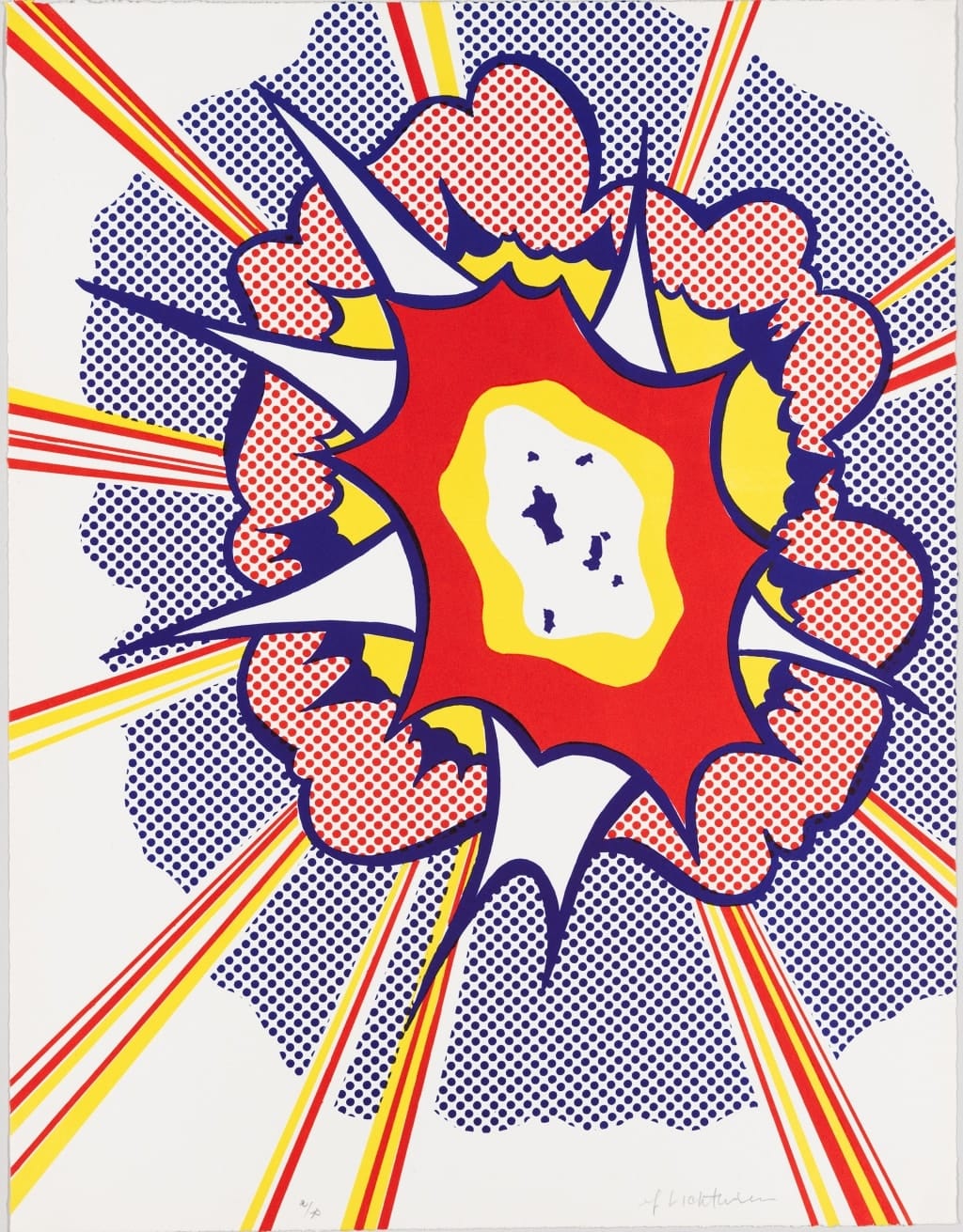 POP ART - ICONS THAT MATTER. COLLECTION DU WHITNEY MUSEUM OF AMERICAN ART image Roy Lichtenstein Explosion