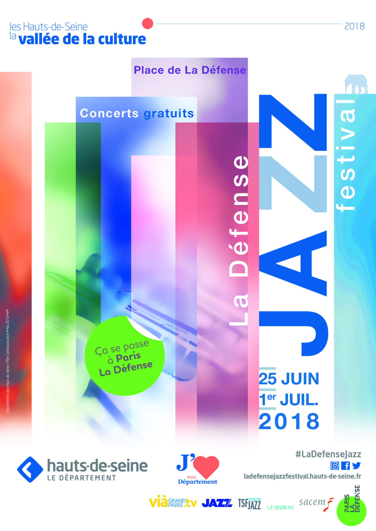 La Défense Jazz festival 2018 affiche