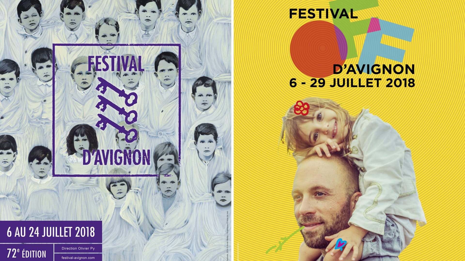 Festival d'Avignon IN & OFF 2018 affiches