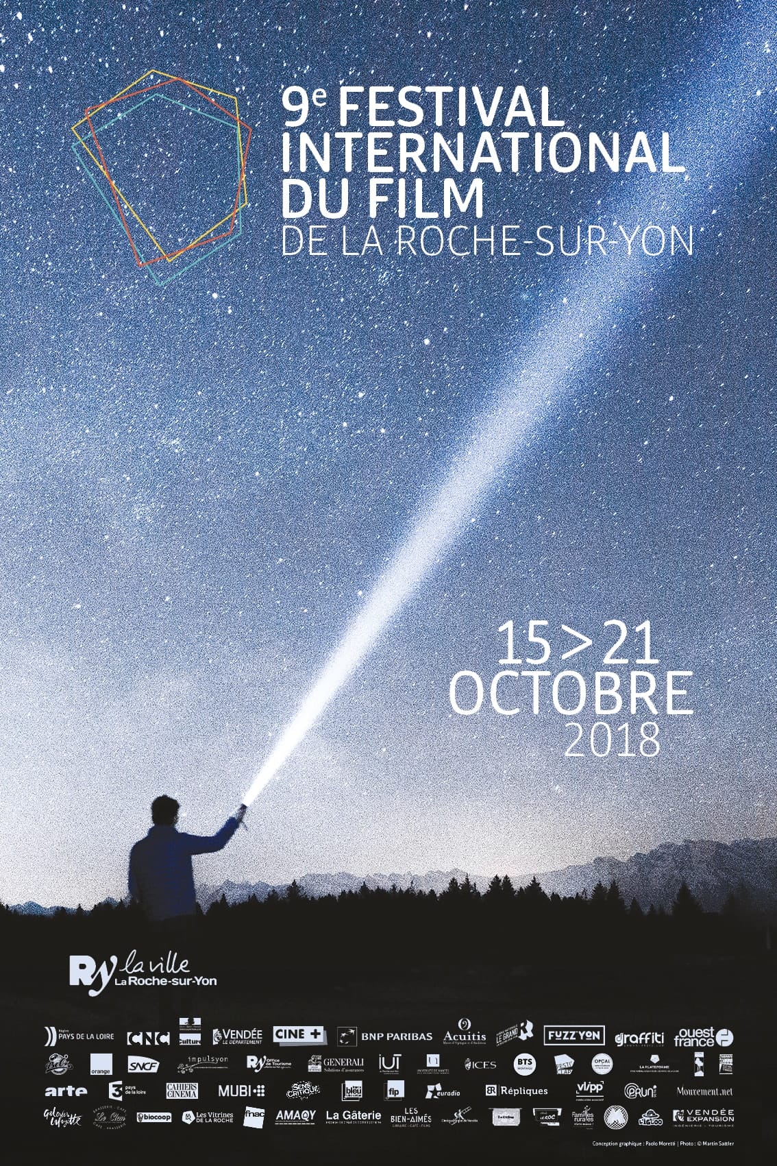 Festival International du Film de La Roche-sur-Yon 2018 affiche festival cinéma