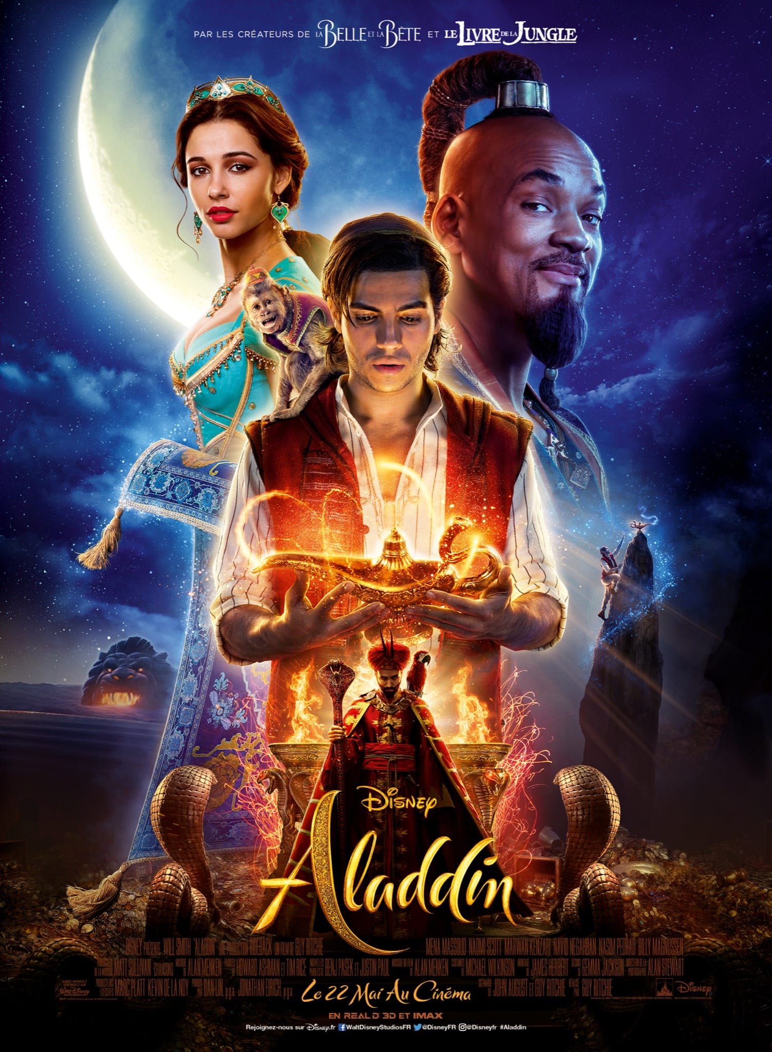 Aladdin de Guy Ritchie affiche film cinéma