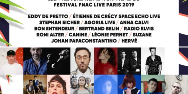 Festival Fnac Live 2019 line-up