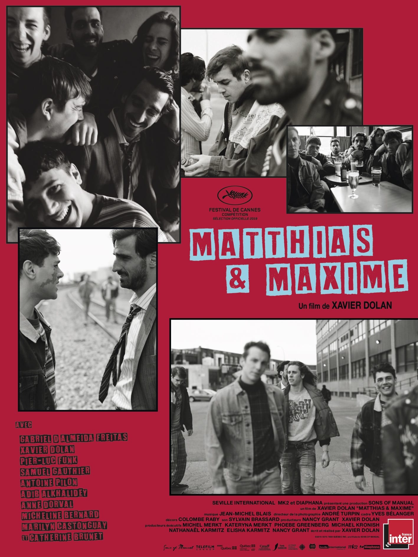Matthias & Maxime de Xavier Dolan affiche film cinéma