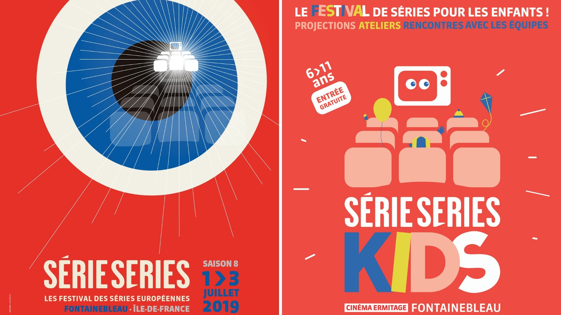 Affiche - Série Series et Série Series Kids 2019 festival séries pour petits et grands