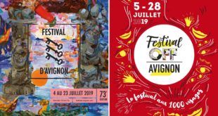 Festival IN et OFF d'Avignon 2019 affiches spectacles