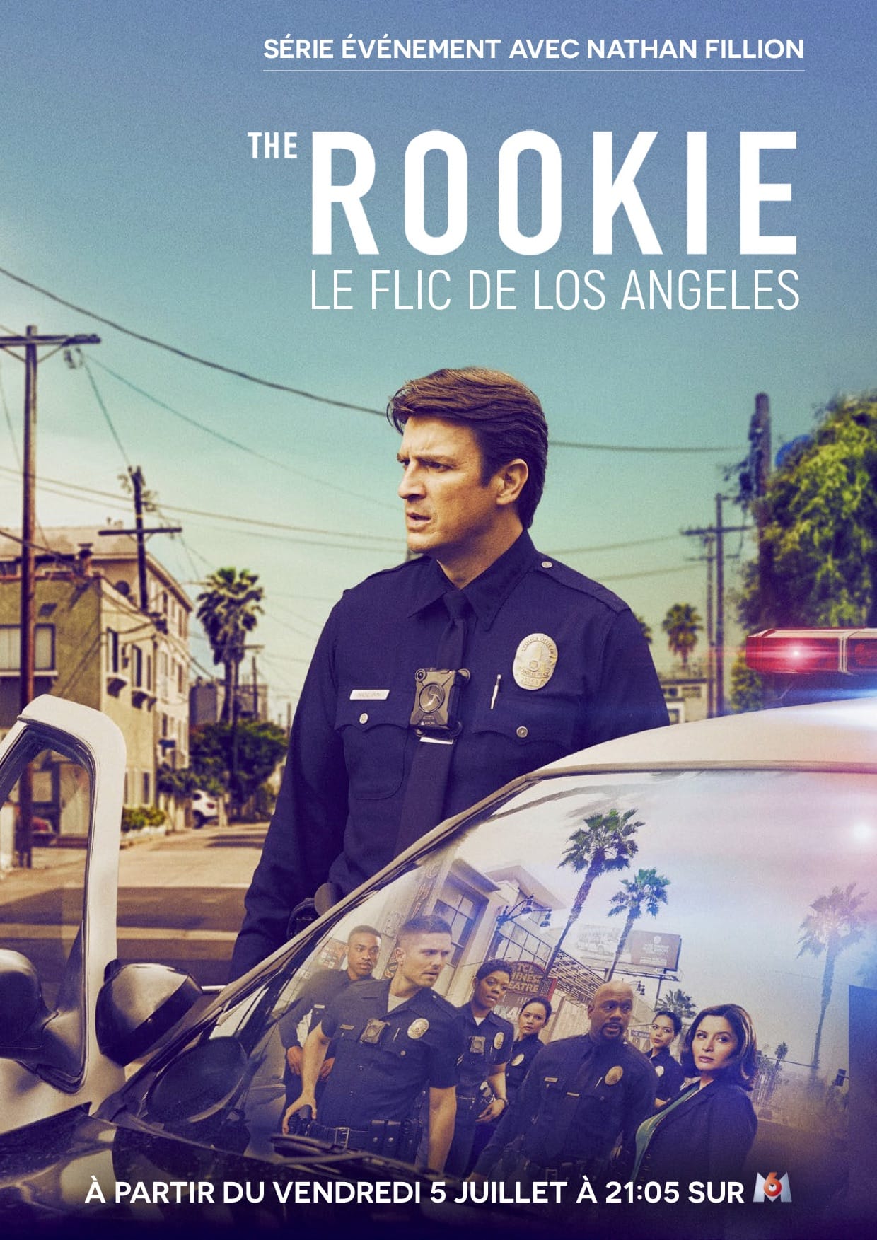The Rookie - Le flic de Los Angeles saison 1 affiche M6 série policière
