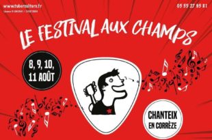 Festival aux Champs 2019 affiche festival musique