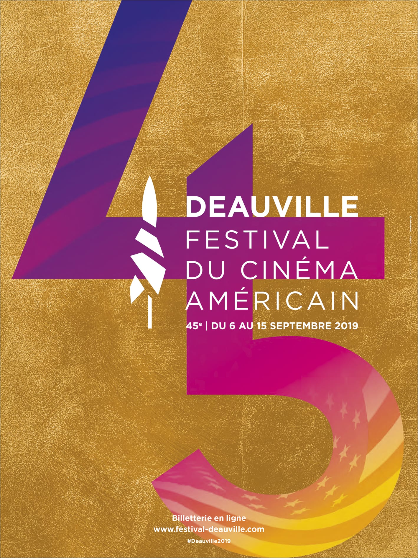 Festival du Cinéma Américain de Deauville 2019 affiche festival films cinéma