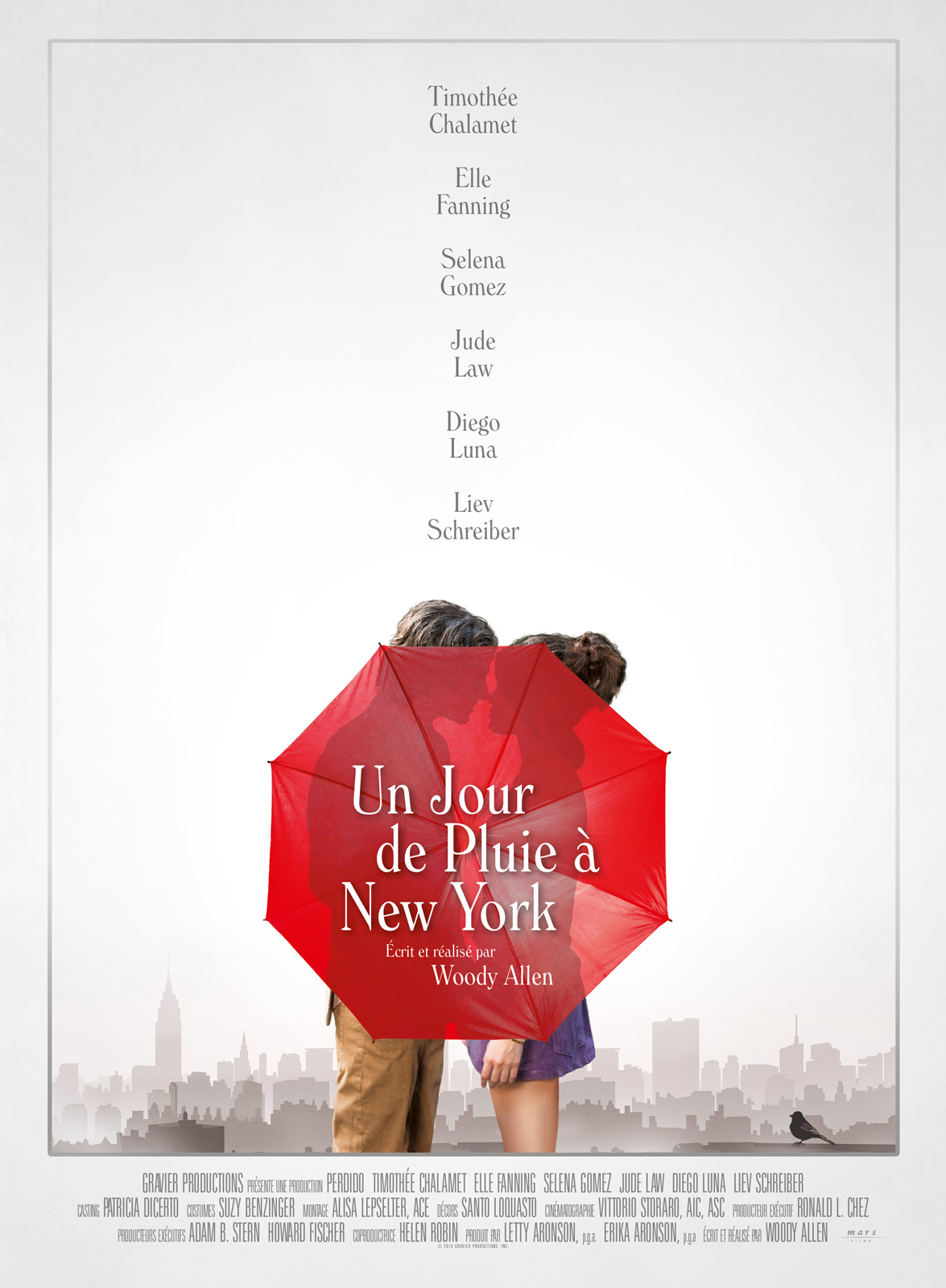 Un Jour de pluie à New York affiche film critique avis