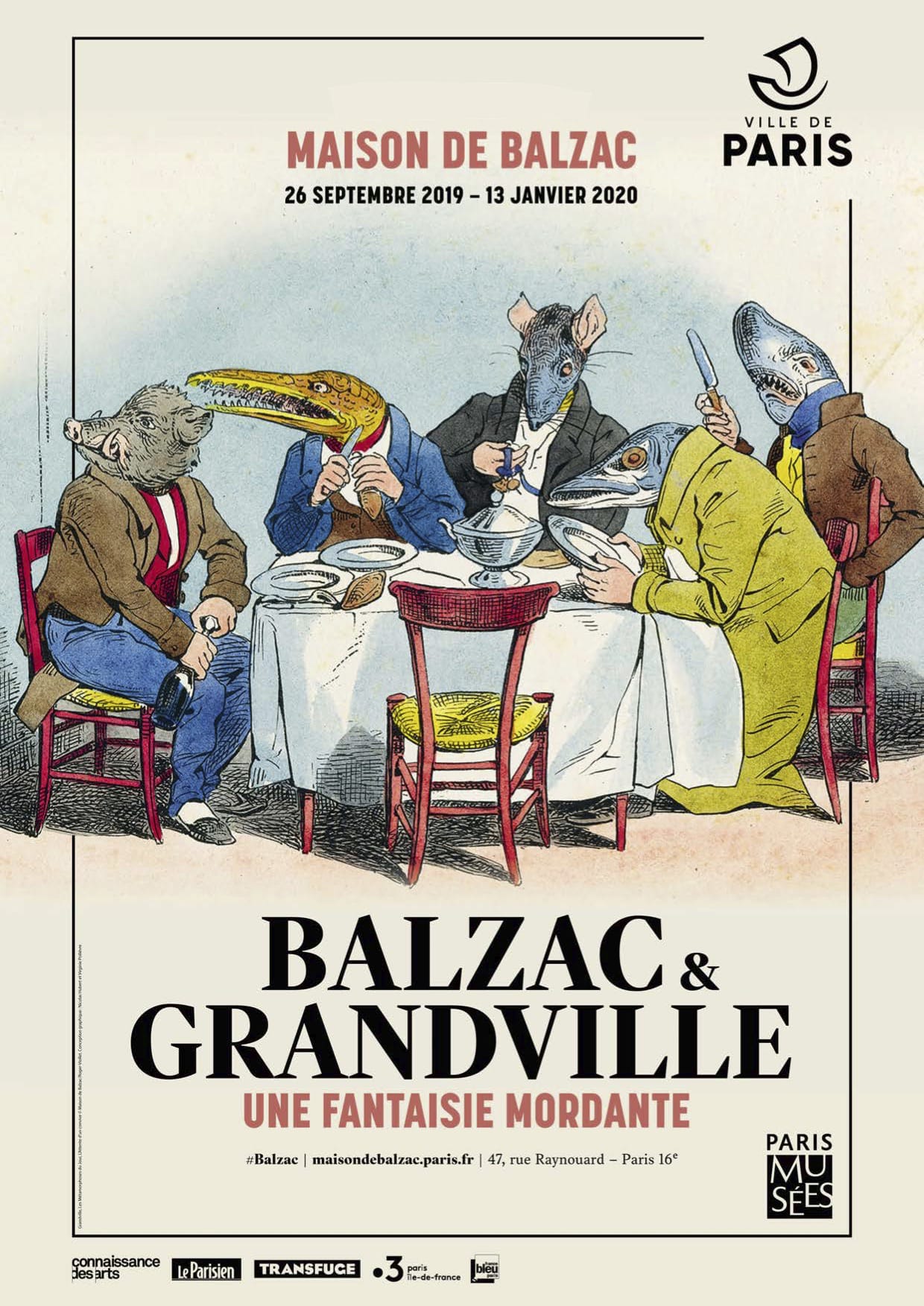 Exposition "Balzac & Granville, une fantaisie mordante"