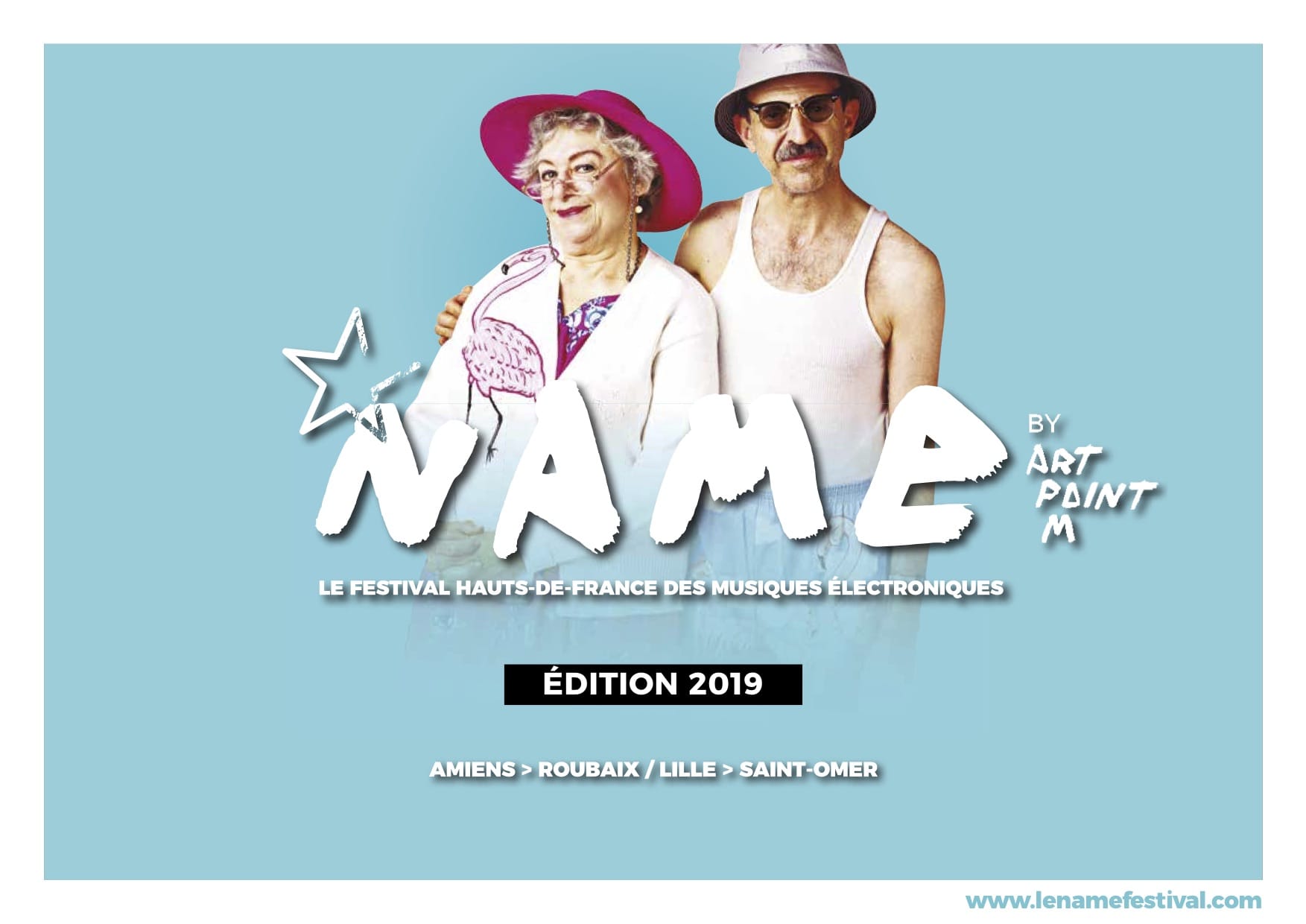 NAME Festival 2019 affiche festival musiques électroniques