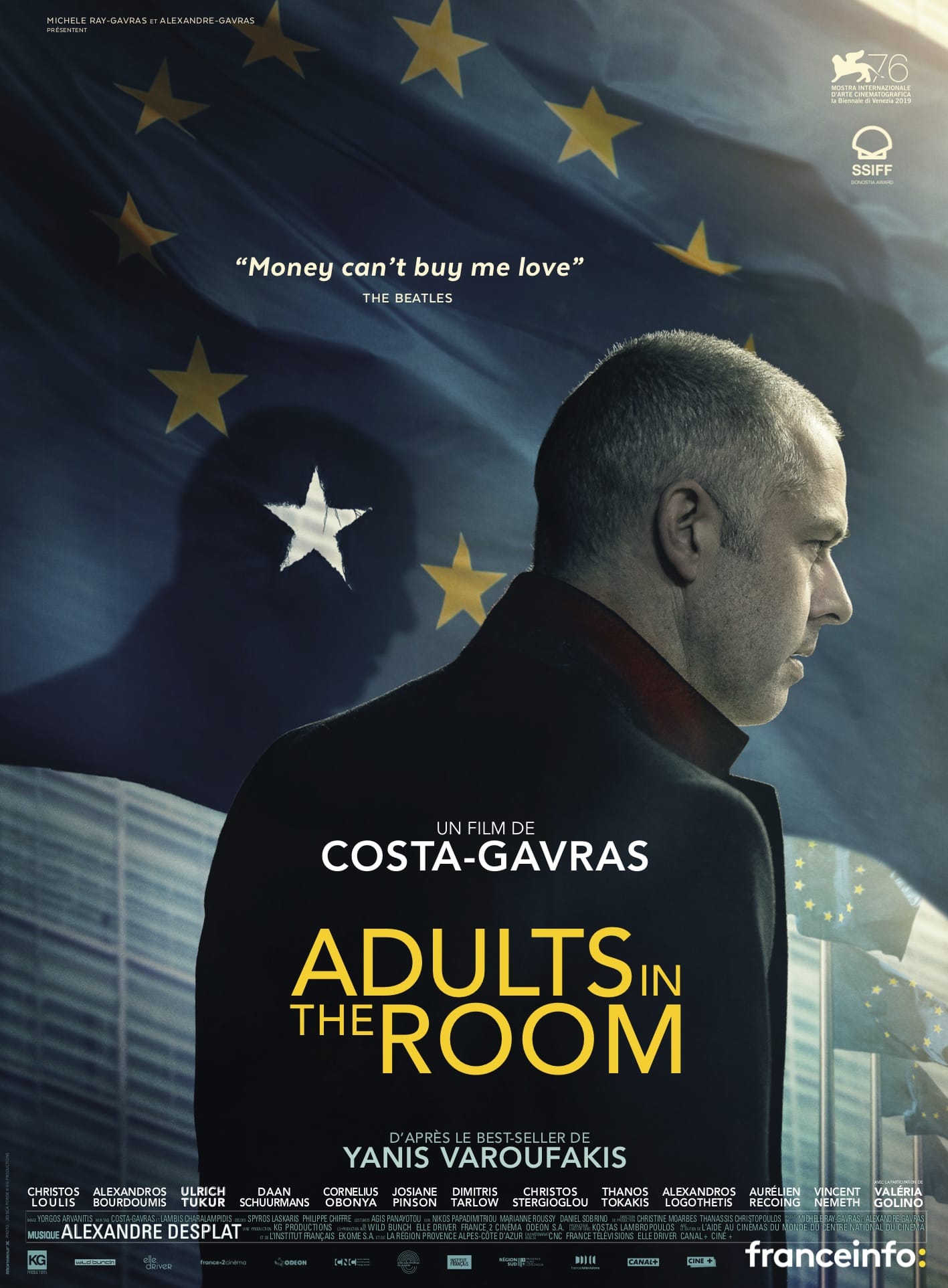 Adults in the Room de Costa-Gavras affiche film cinéma