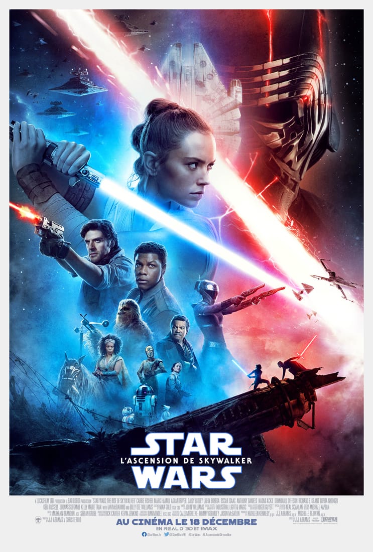 Star Wars : Episode IX - L’Ascension de Skywalker affiche film cinéma