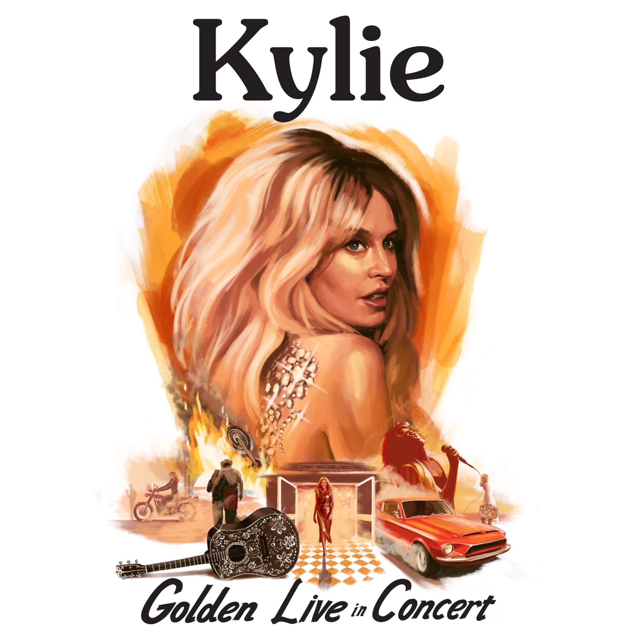 Kylie Minogue image pochette cover album Golden Live in Concert musique