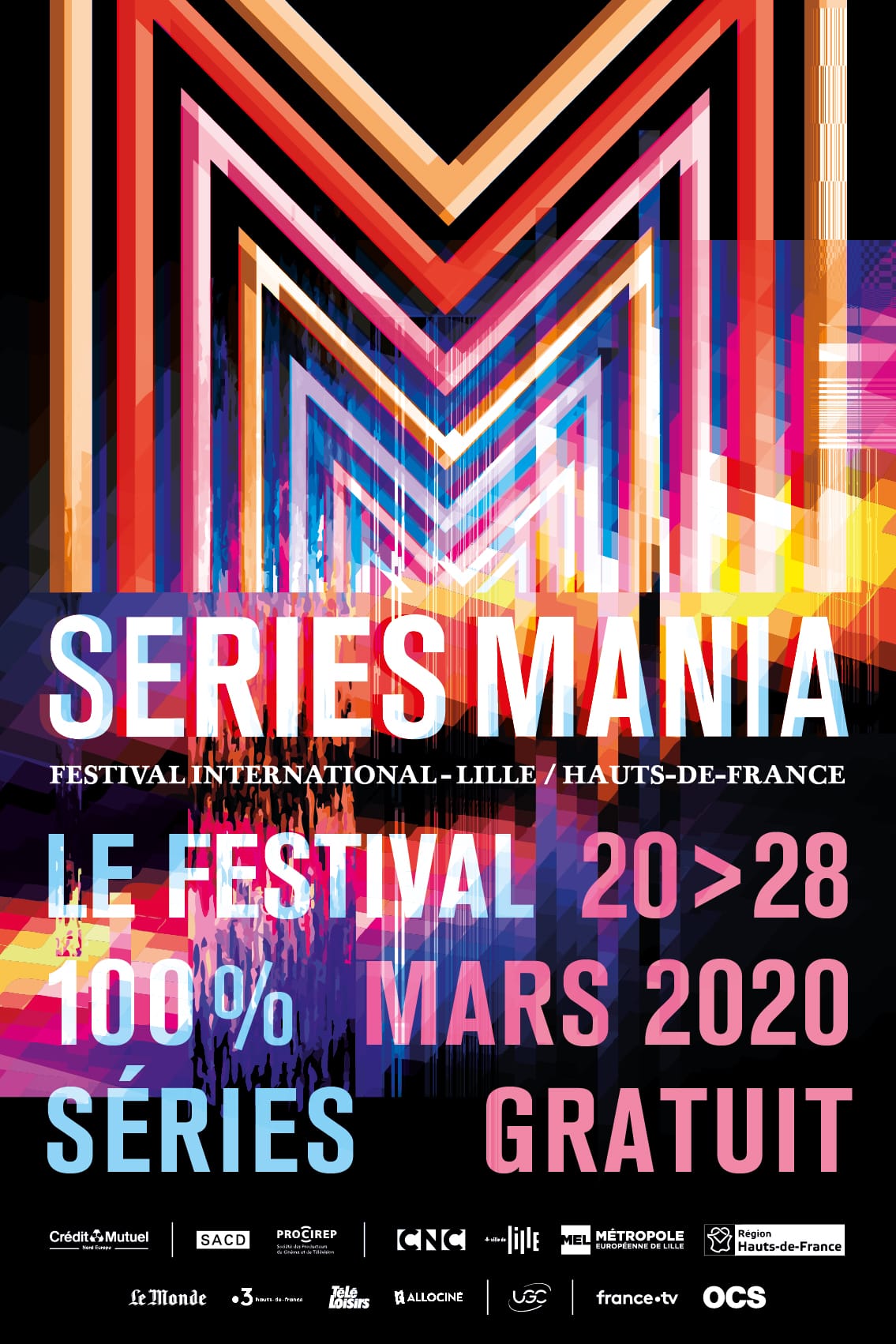 Séries Mania 2020 affiche festival séries télé