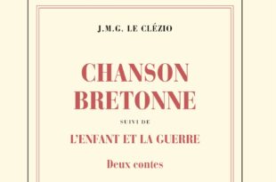Chanson bretonne suivi de L’enfant et la guerre de J. M. G. Le Clézio image couverture livre 2 contes