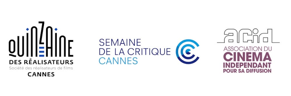 ACID Cannes - Quinzaine des Réalisateurs - Semaine de la Critique du Festival de Cannes visuel logos cinéma