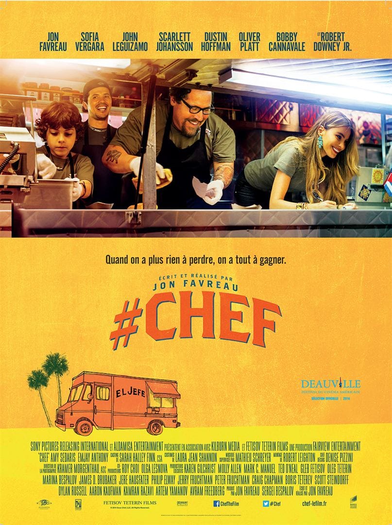 #Chef de Jon Favreau affiche film cinéma