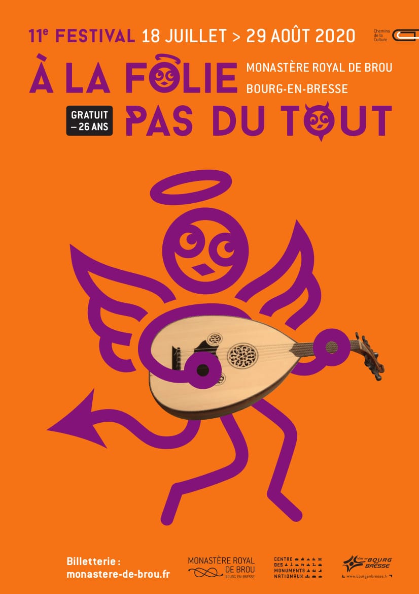 Festival À la folie... pas du tout 2020 affiche musique