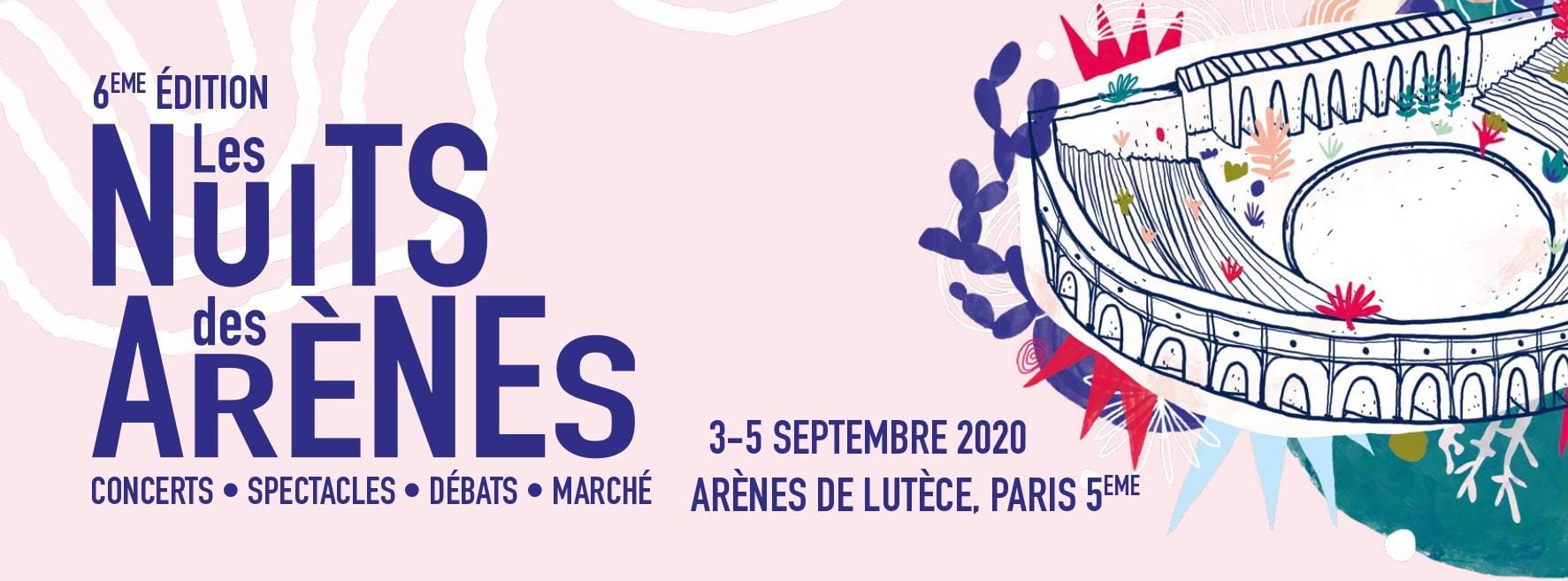 Les Nuits des Arènes 2020 affiche festival