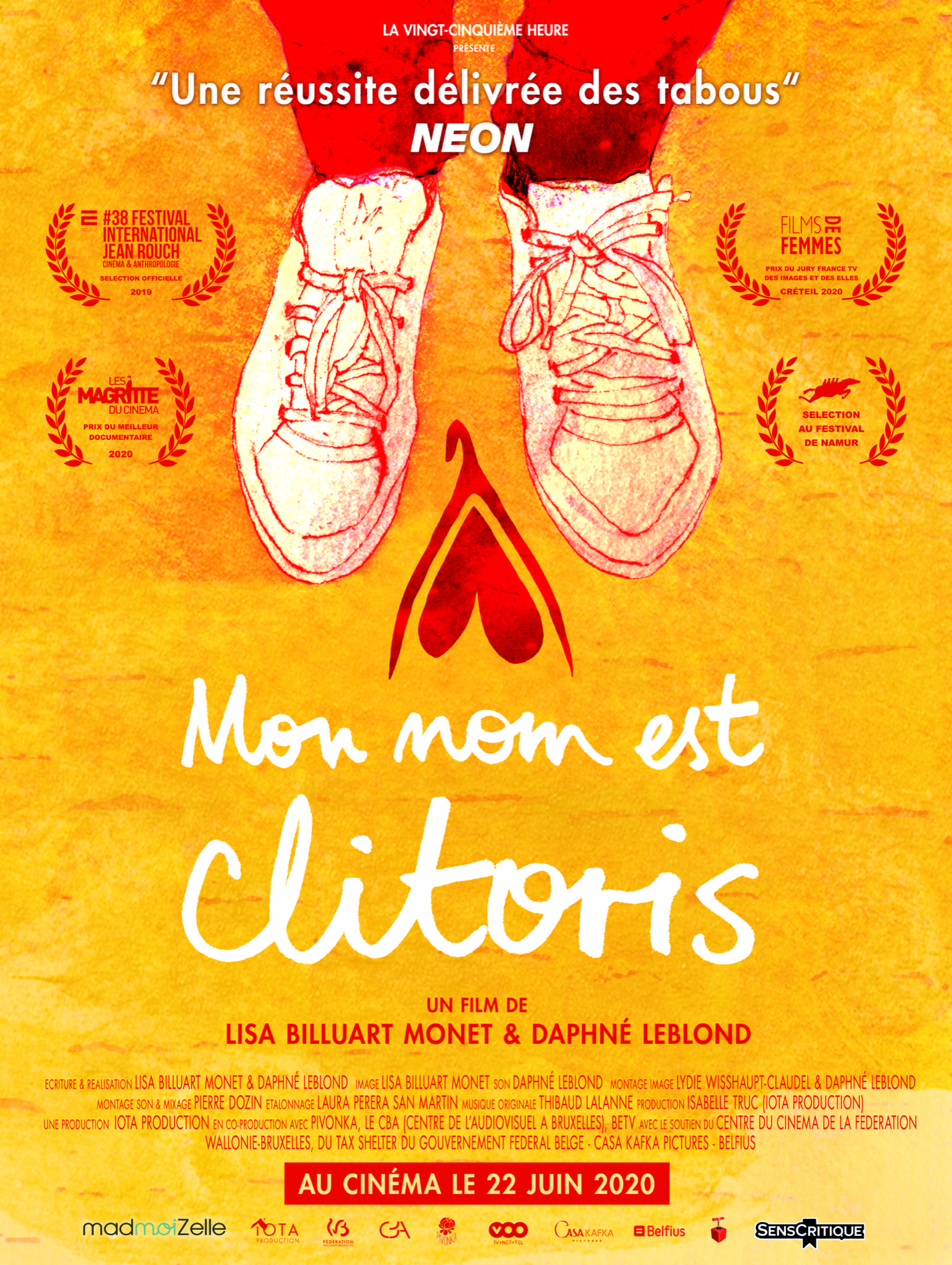 MON NOM EST CLITORIS de de Lisa Billuart-Monet et Daphné Leblond Affiche film cinéma