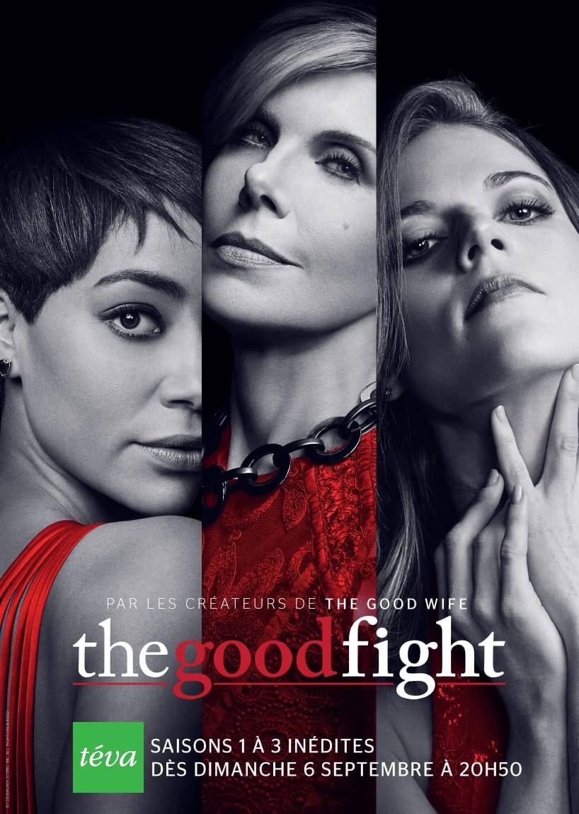 The Good Fight saisons 1 à 3 affiche Téva