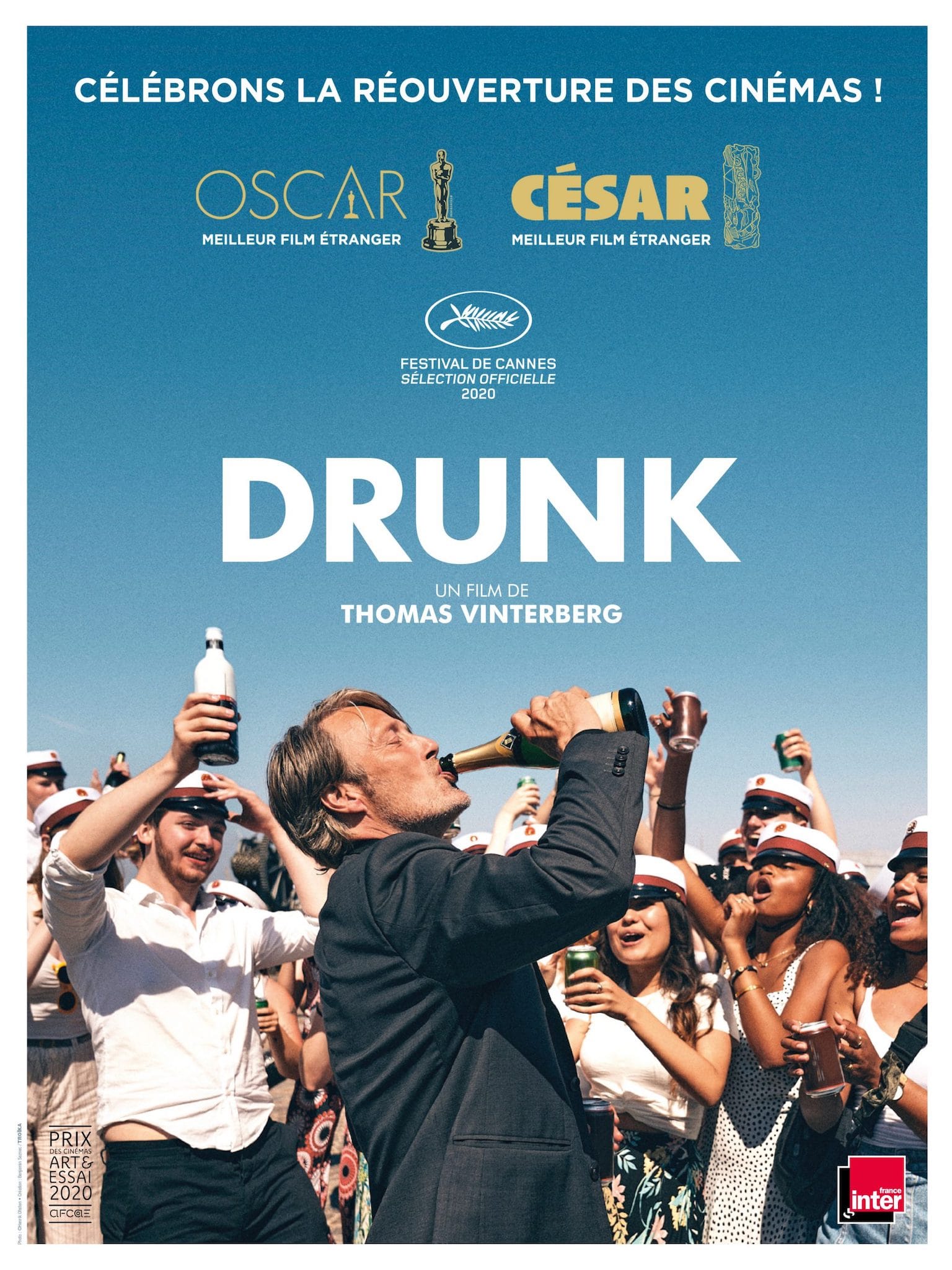 Drunk de Thomas Vinterberg affiche film cinéma