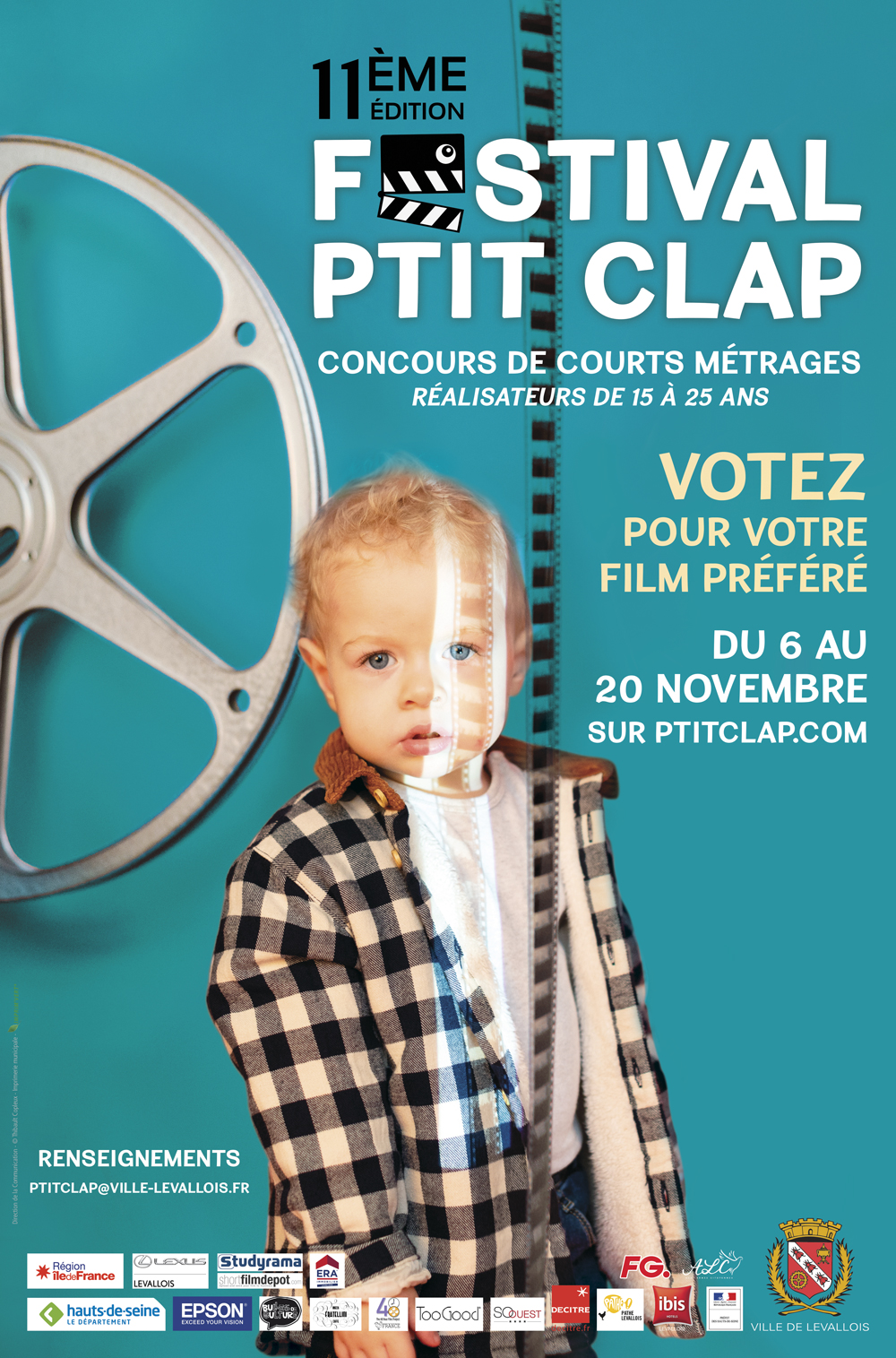 Affiche Festival P'tit Clap 2020