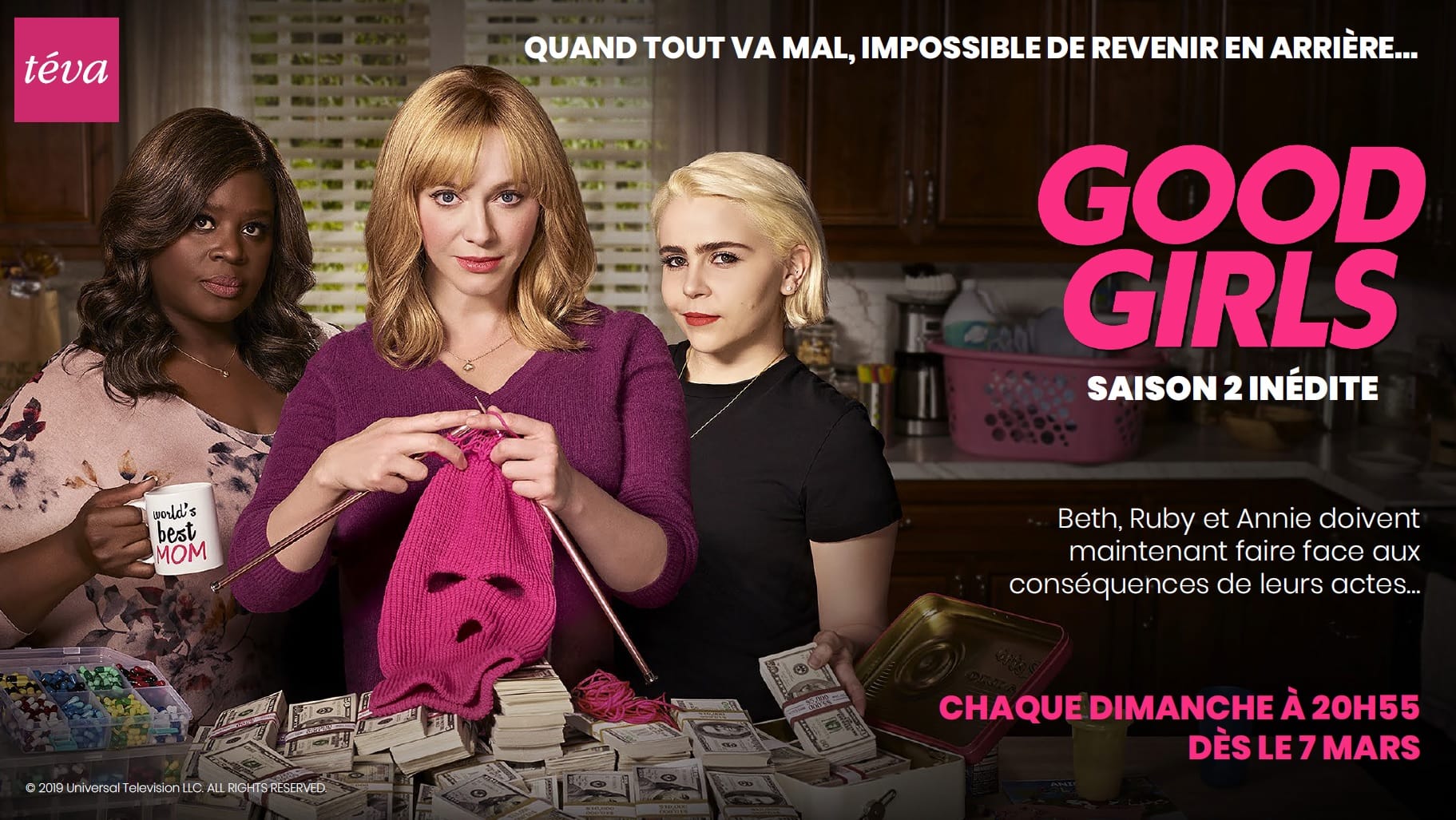 Good Girls saison 2 affiche Téva série télé