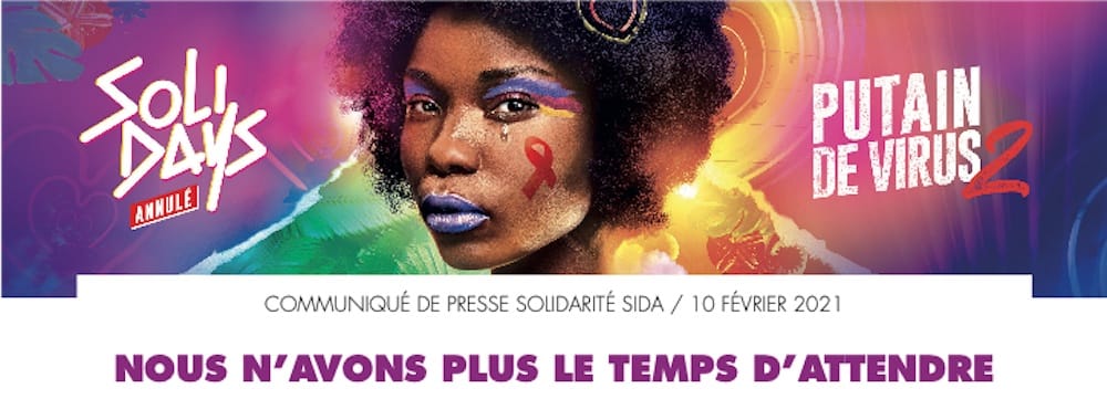 Solidays 2021 affiche annulation musique