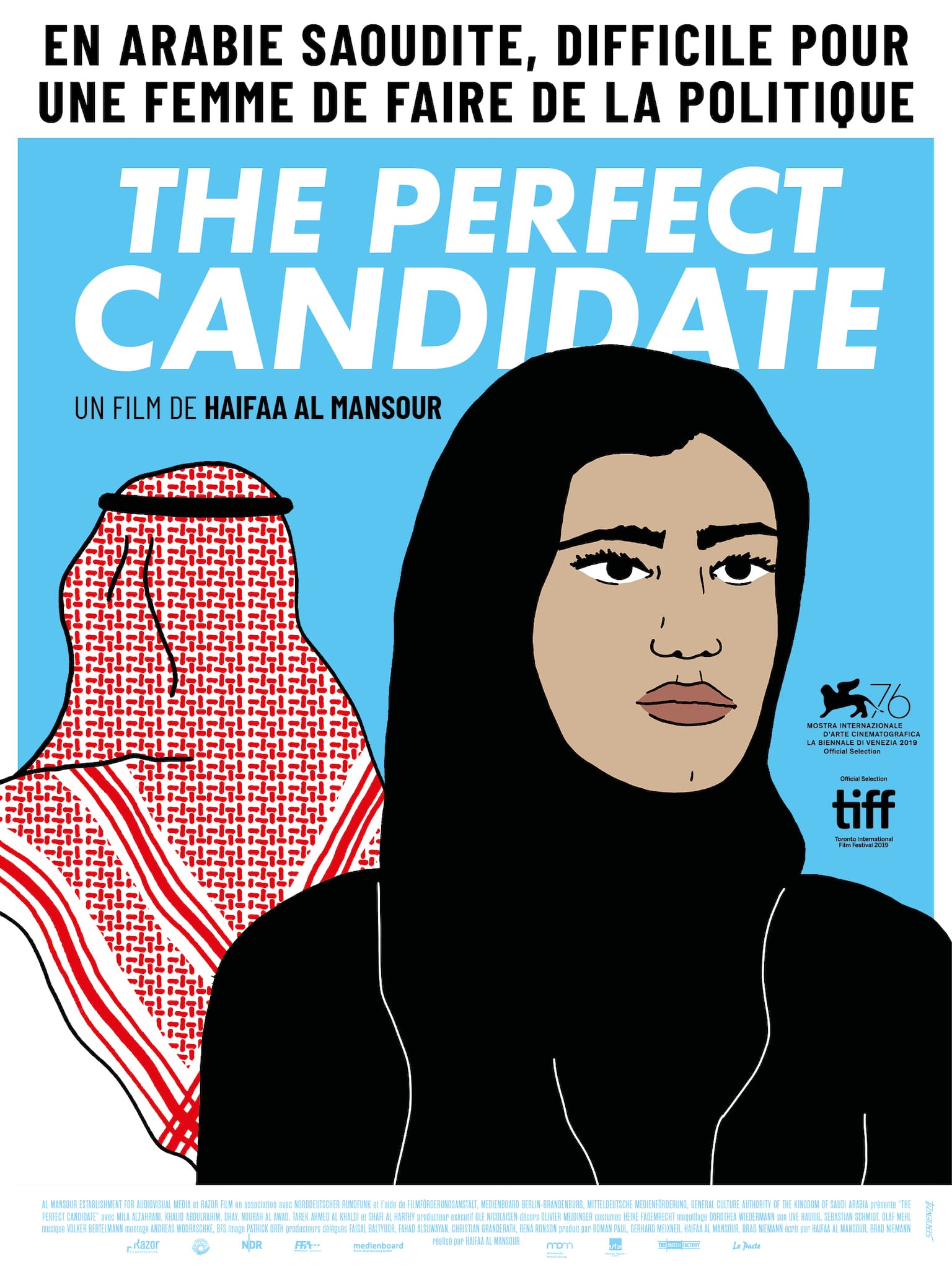 The Perfect Candidate (2019) de Haifaa al-Mansour affiche film cinéma