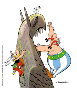 Asterix and the Griffin - Key Visual comic book