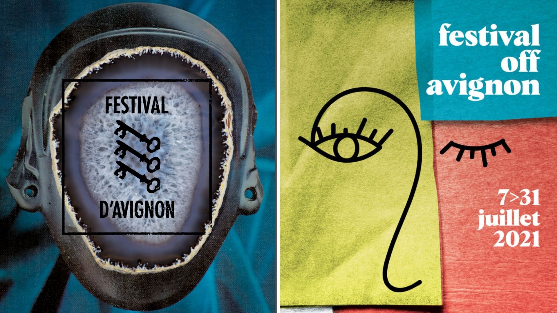 Festival d'Avignon 2021 IN & OFF affiches spectacles