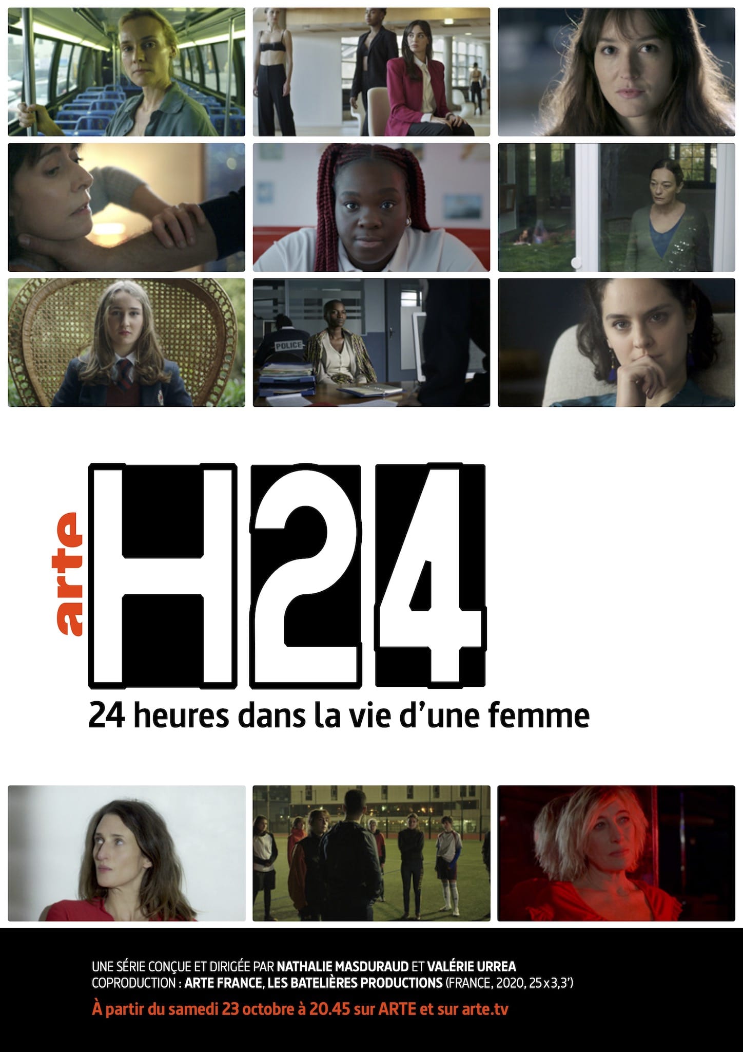 H24 - 24 heures dans la vie d'une femme affiche série télé