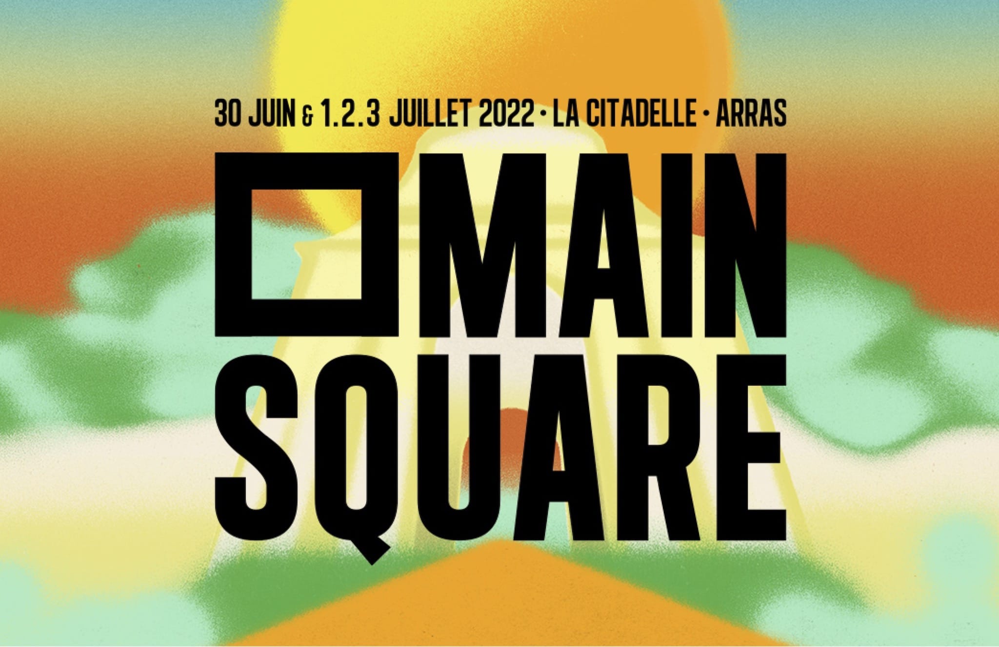 Main Square Festival 2022 visuel musique Arras