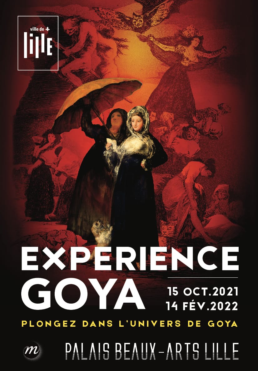 EXPERIENCE GOYA au Palais des Beaux Arts de Lille affiche exposition art