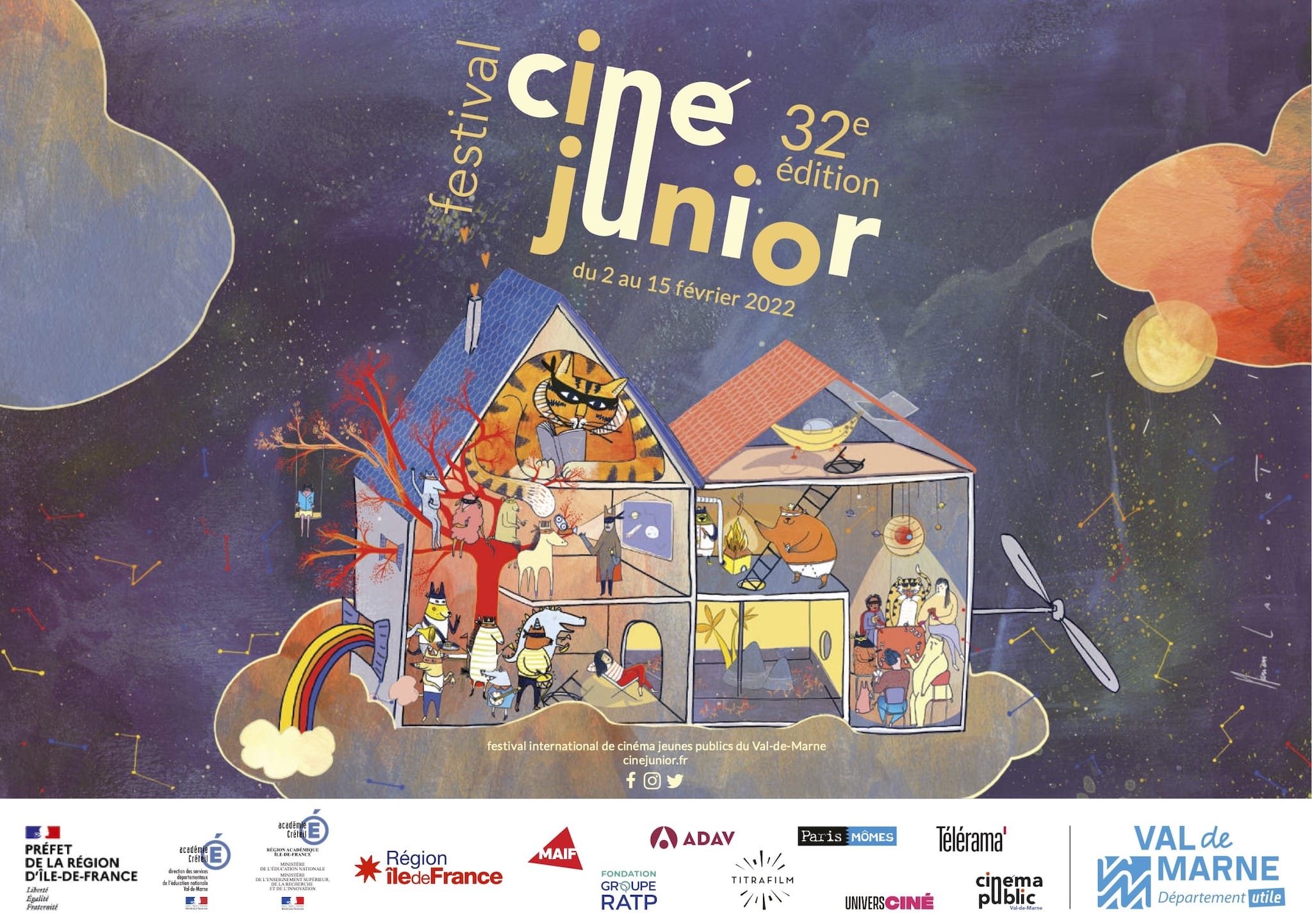 Festival Ciné Junior 2022 affiche cinéma