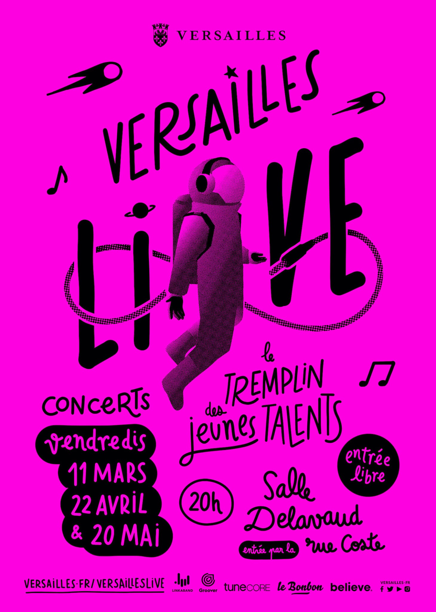 Versailles Live 2e édition affiche 2022